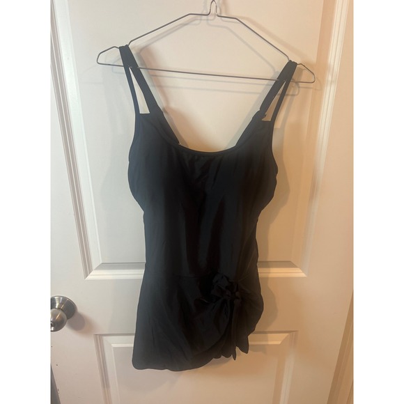Other - Unbranded Womens Swimdress Side Tie Detail Black Size M